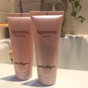 NEW Signorina bath and body wash & Lotion